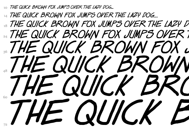 Dealspinner TBS font waterfall